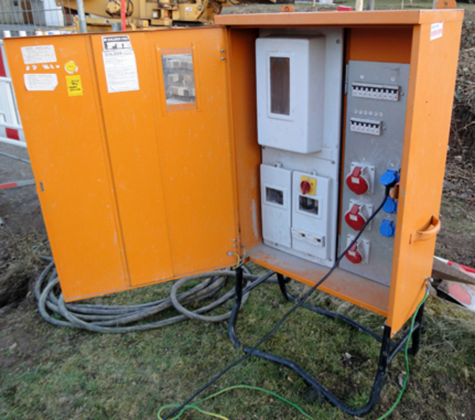 Baustromkasten bei Neuwirdt-Elektrotechnik GmbH in Dornburg-Thalheim